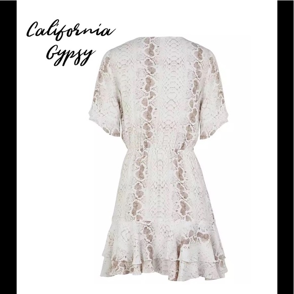 Snakeskin Western Boho Dress - Picture 11 of 14